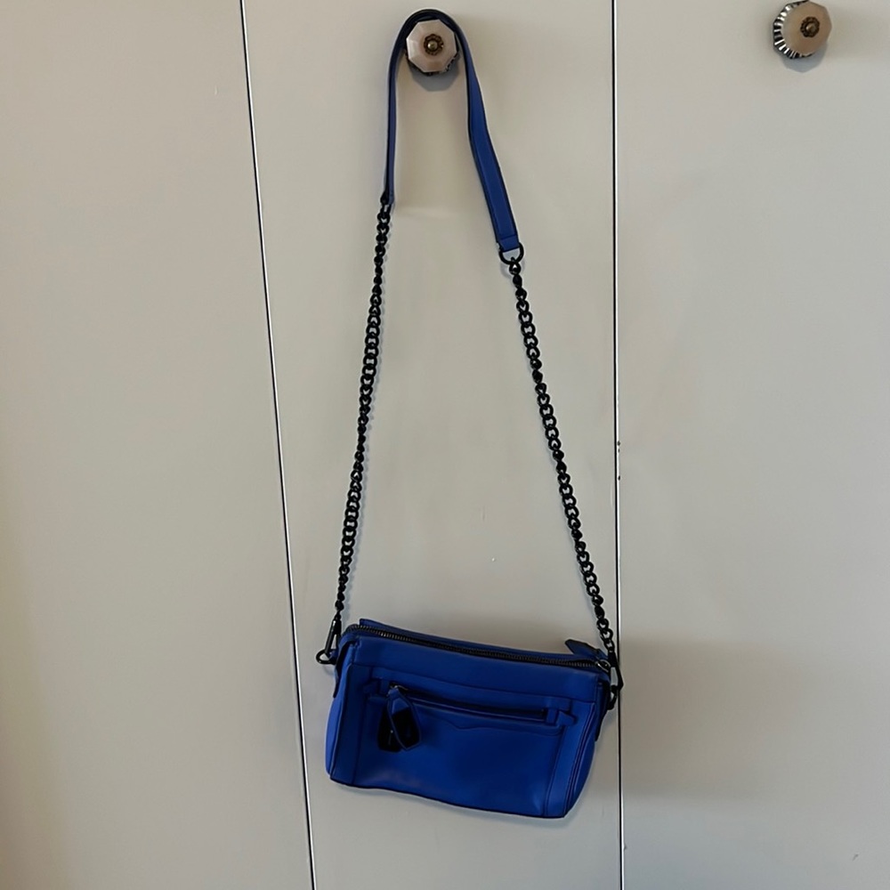 Rebecca Minkoff - barely used blue clutch